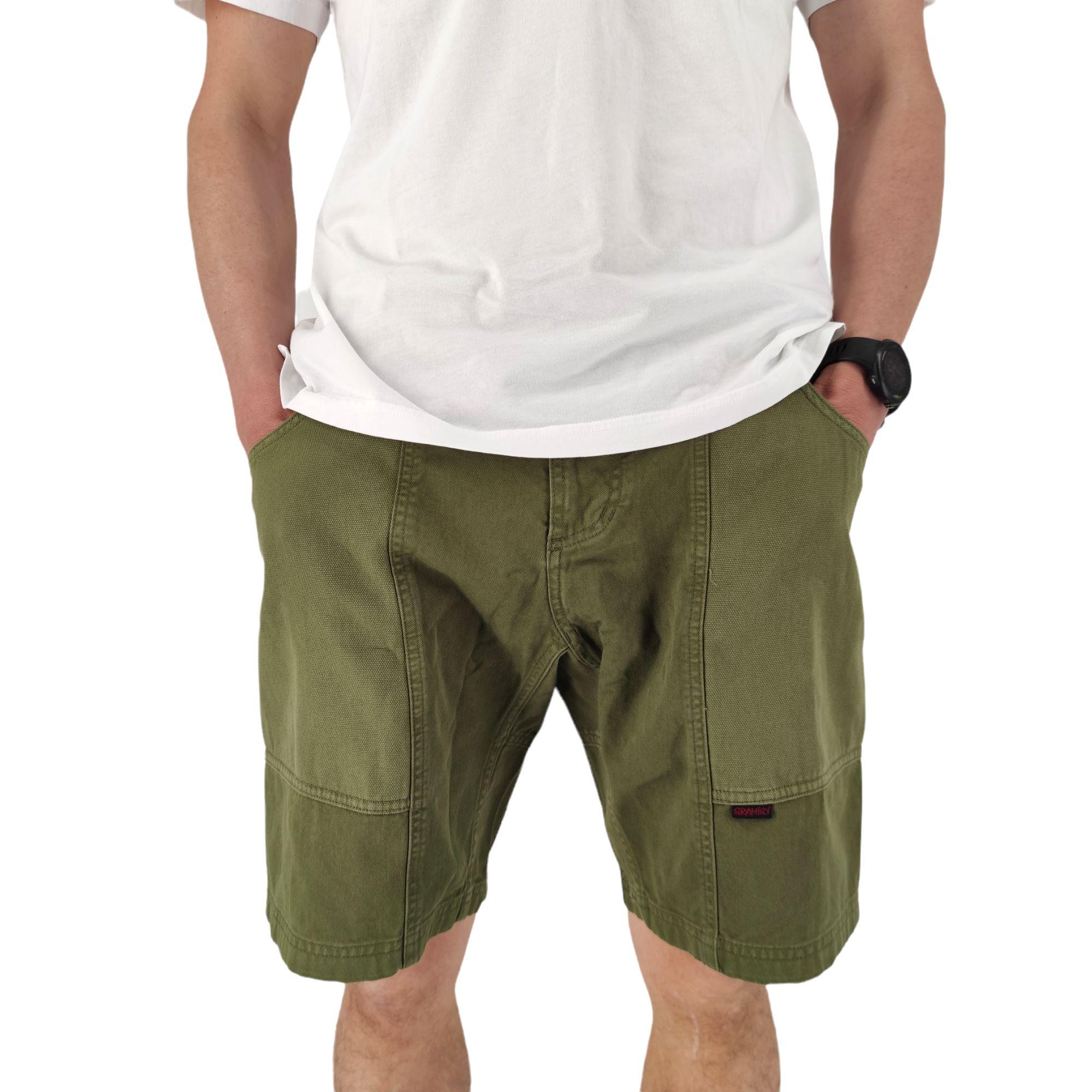 Gramicci | Pantaloncini Gadget Uomo Olive - Fabbrica Ski Sises