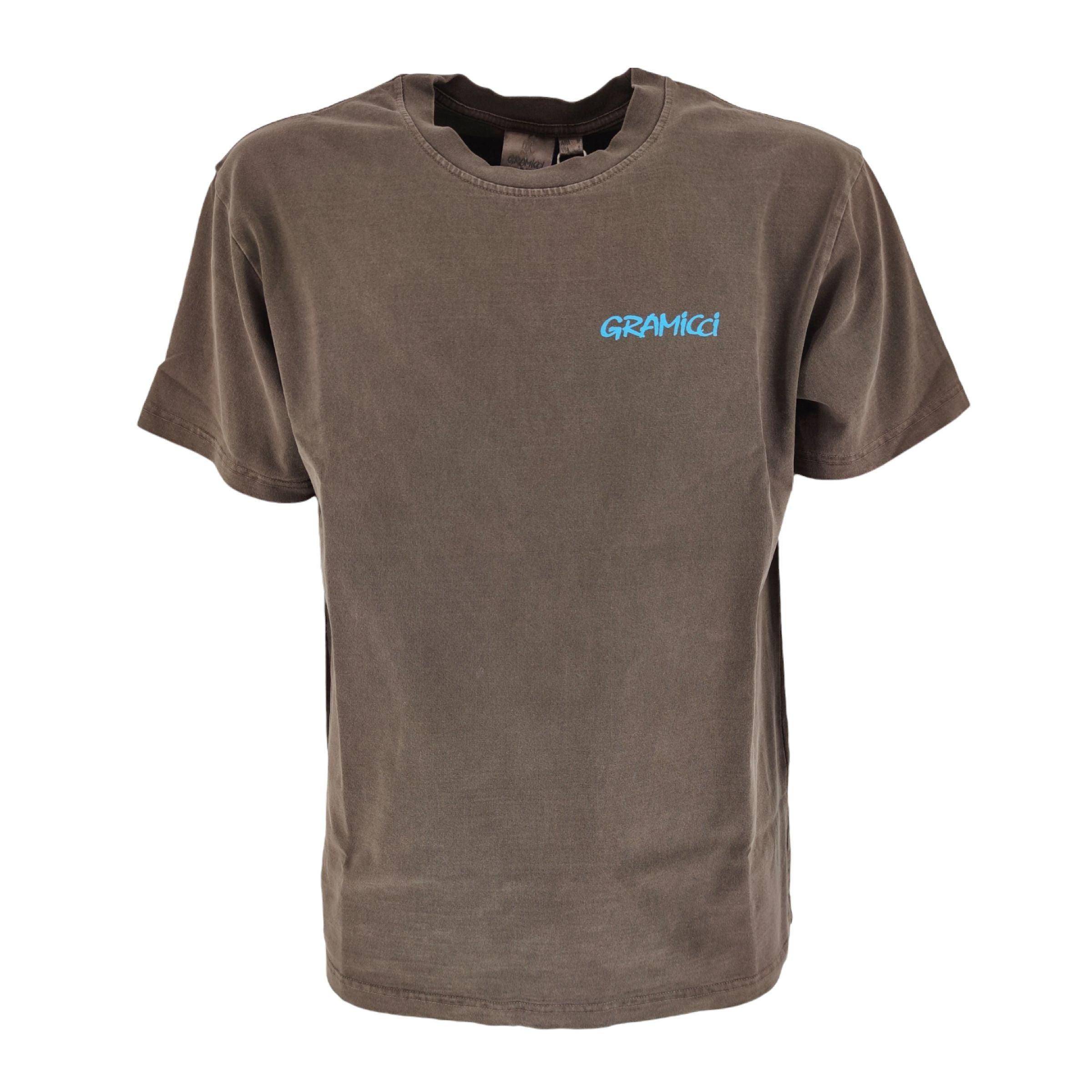 Gramicci | T-shirt Leaf Uomo Brown Pigment - Fabbrica Ski Sises