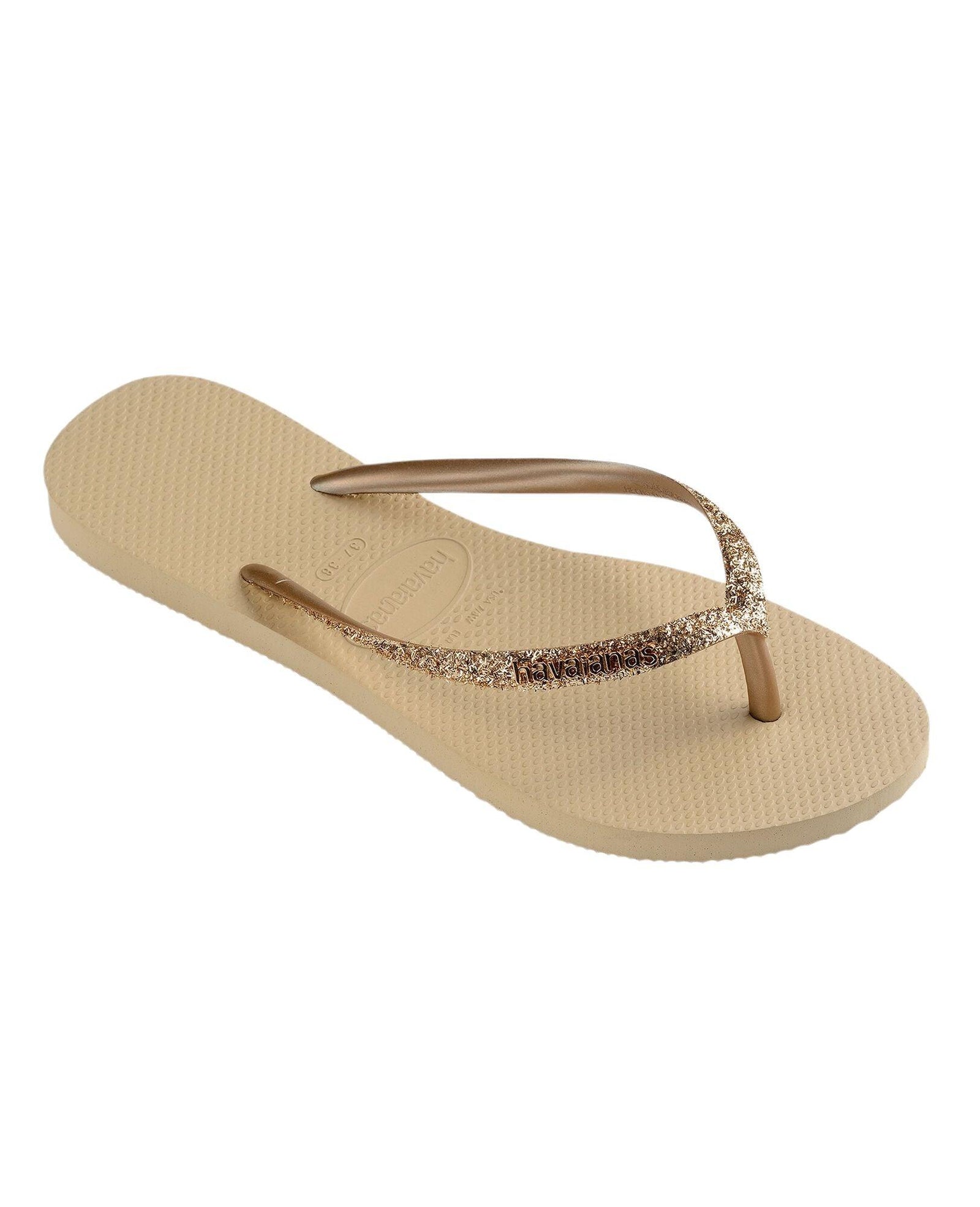 Havaianas | Infradito Slim Glitter II Donna Sand/Grey - Fabbrica Ski Sises