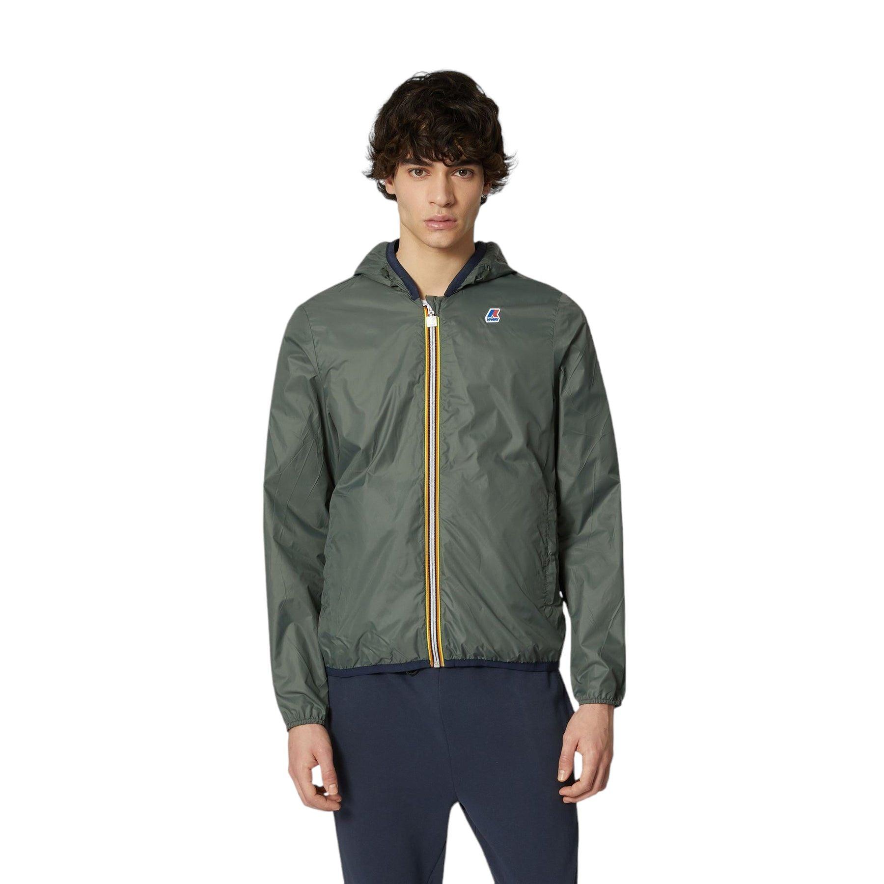 Kway | Giacca Jacques Plus 2 Double Uomo Blue D/Green R - Fabbrica Ski Sises