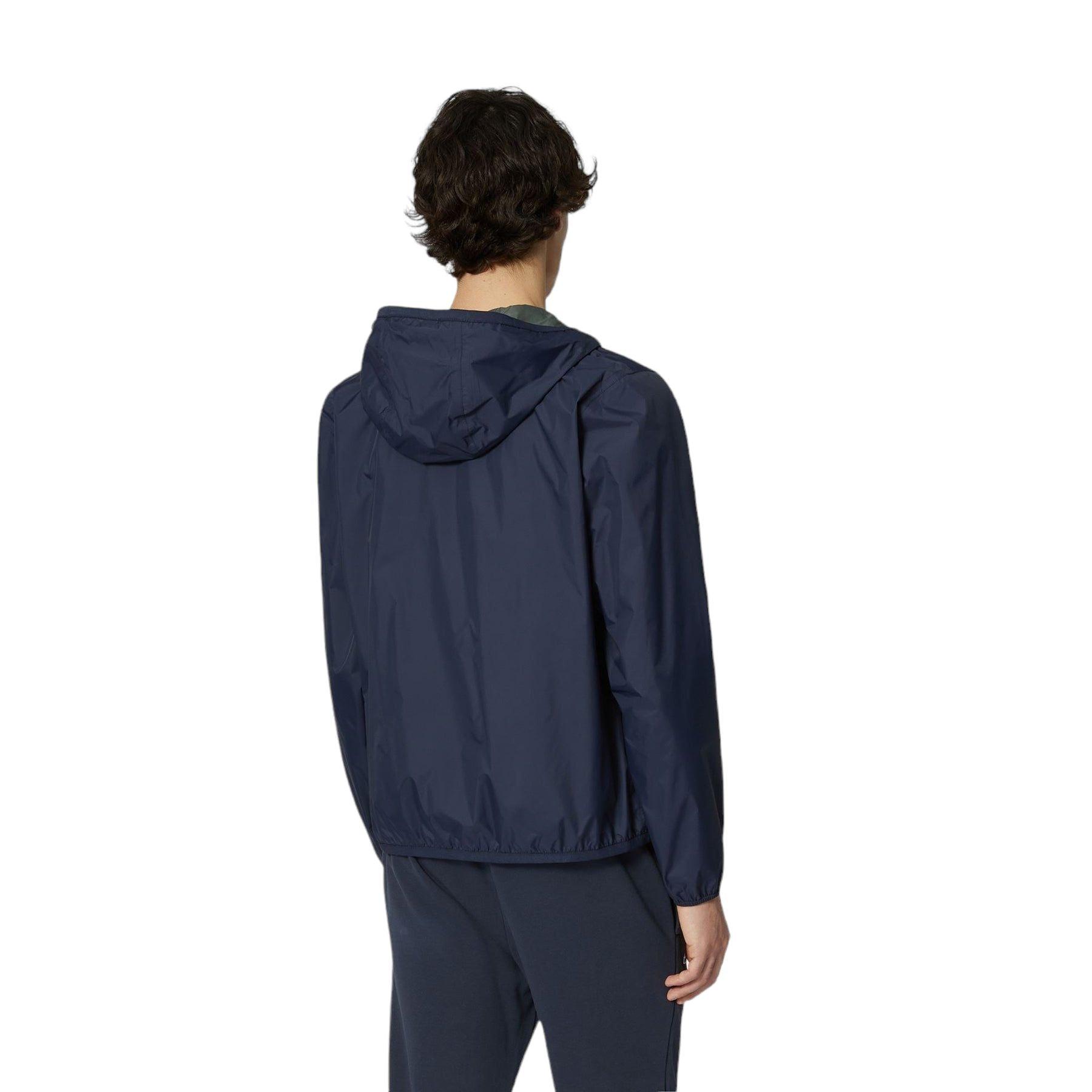 Kway | Giacca Jacques Plus 2 Double Uomo Blue D/Green R - Fabbrica Ski Sises