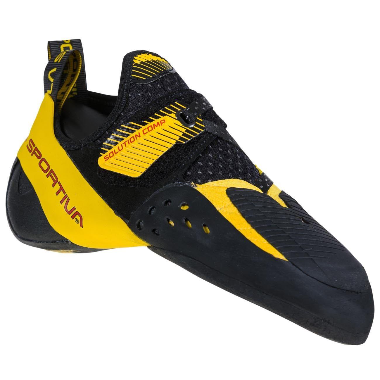 La Sportiva | Scarpe Solution Comp Black/Yellow - Fabbrica Ski Sises