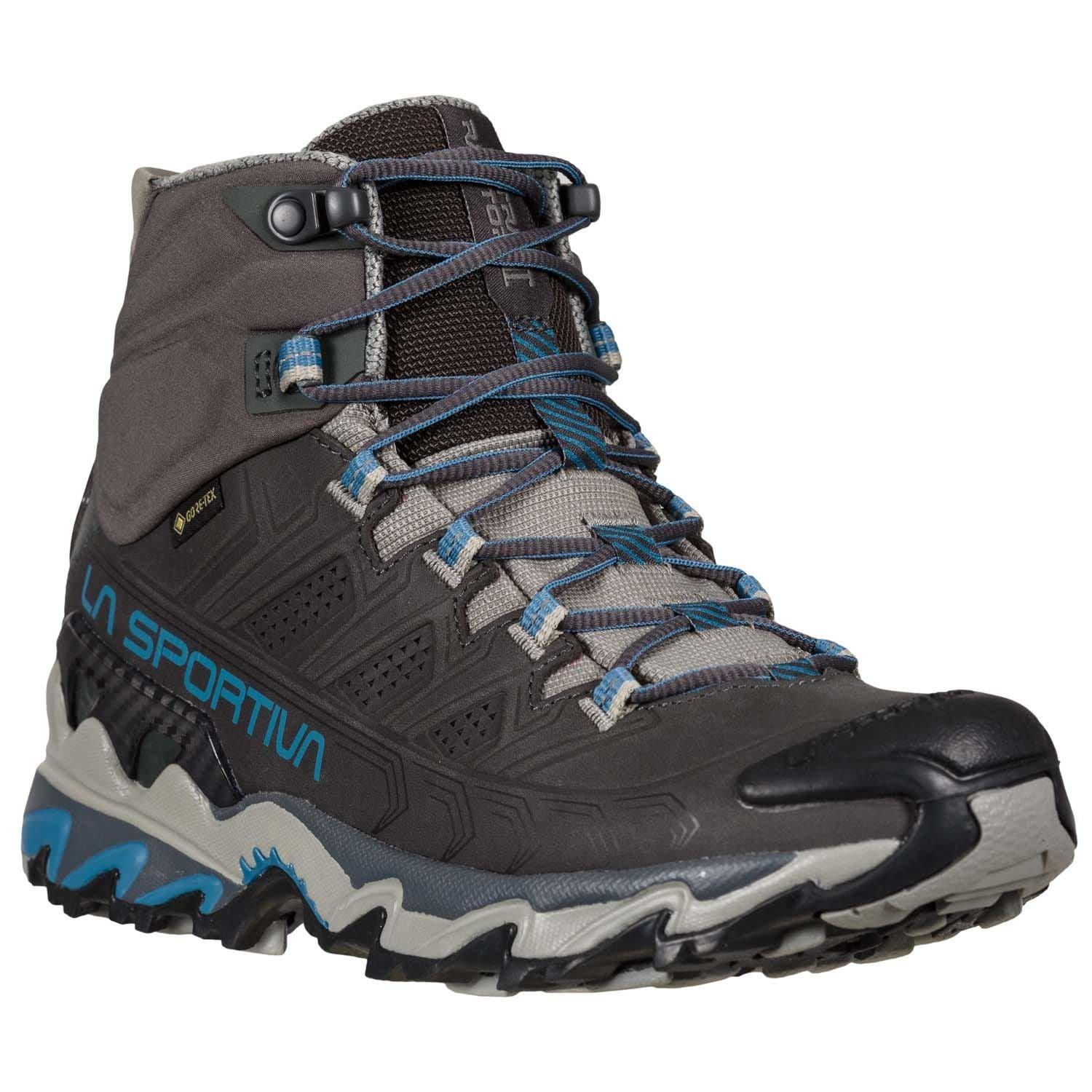 La Sportiva | Scarpe Ultra Raptor II Mid Leather GTX Donna Carbon/Atlantic - Fabbrica Ski Sises