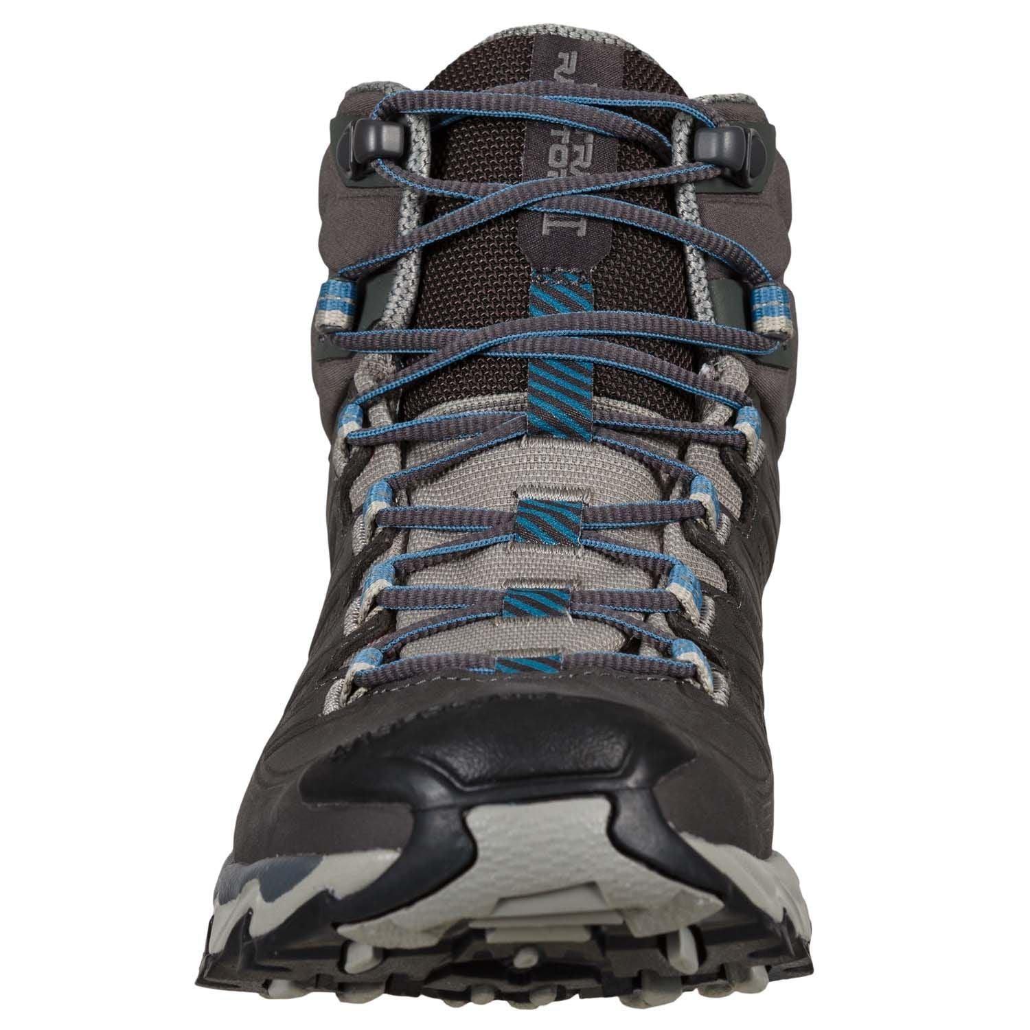 La Sportiva | Scarpe Ultra Raptor II Mid Leather GTX Donna Carbon/Atlantic - Fabbrica Ski Sises