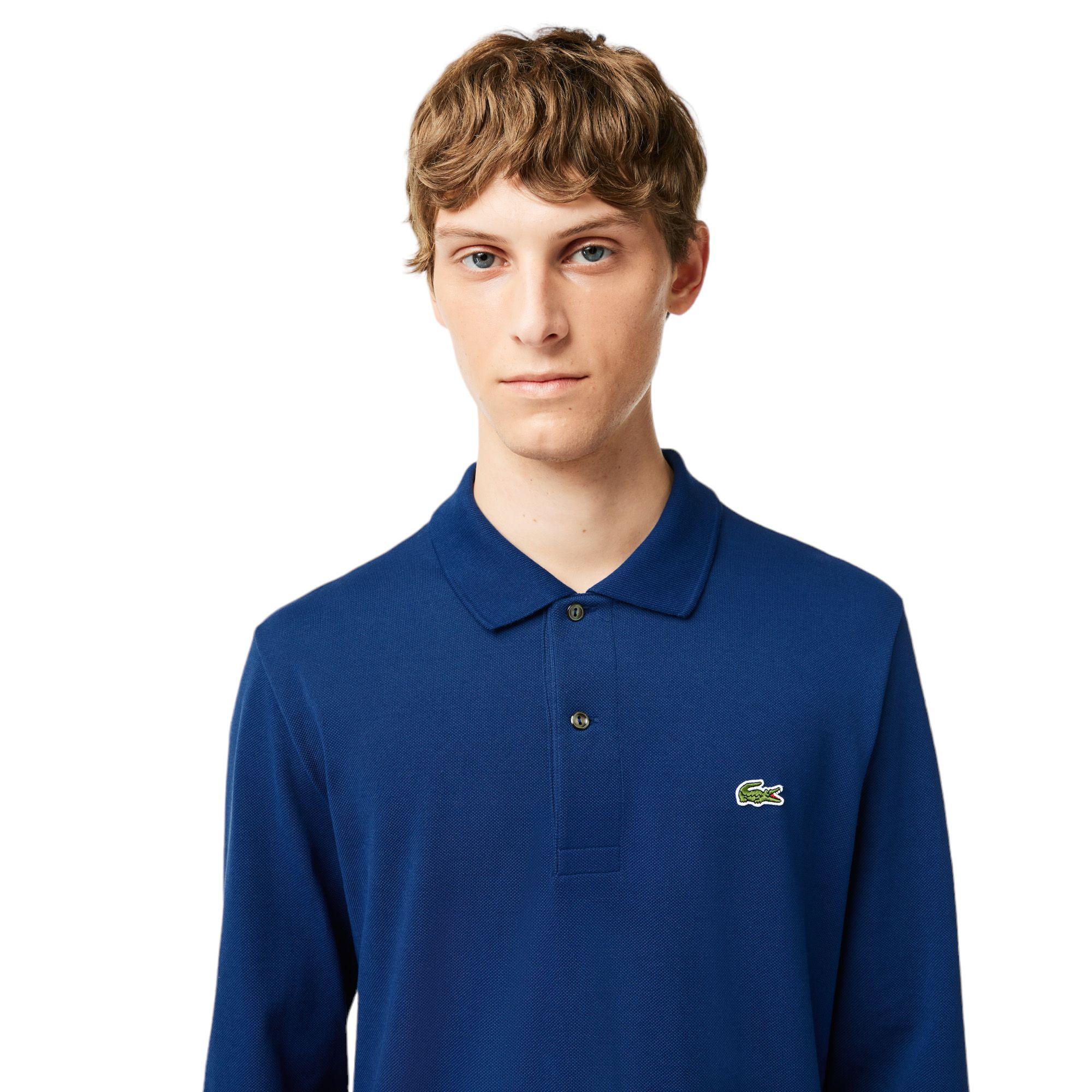 Lacoste | Polo Classic Fit Long Sleeve Uomo Night Blue - Fabbrica Ski Sises