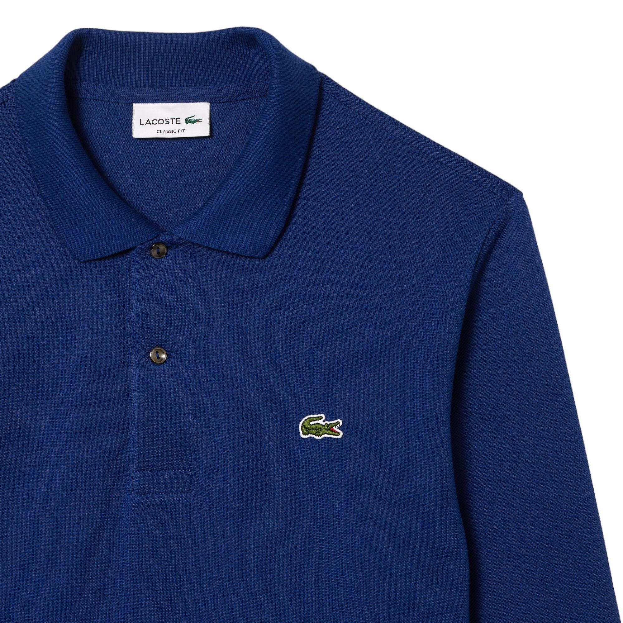 Lacoste | Polo Classic Fit Long Sleeve Uomo Night Blue - Fabbrica Ski Sises