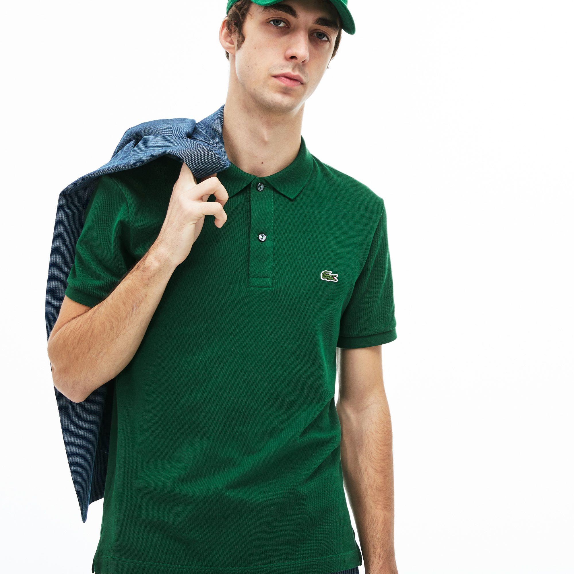 Lacoste | Polo Slim Fit Uomo Verde - Fabbrica Ski Sises