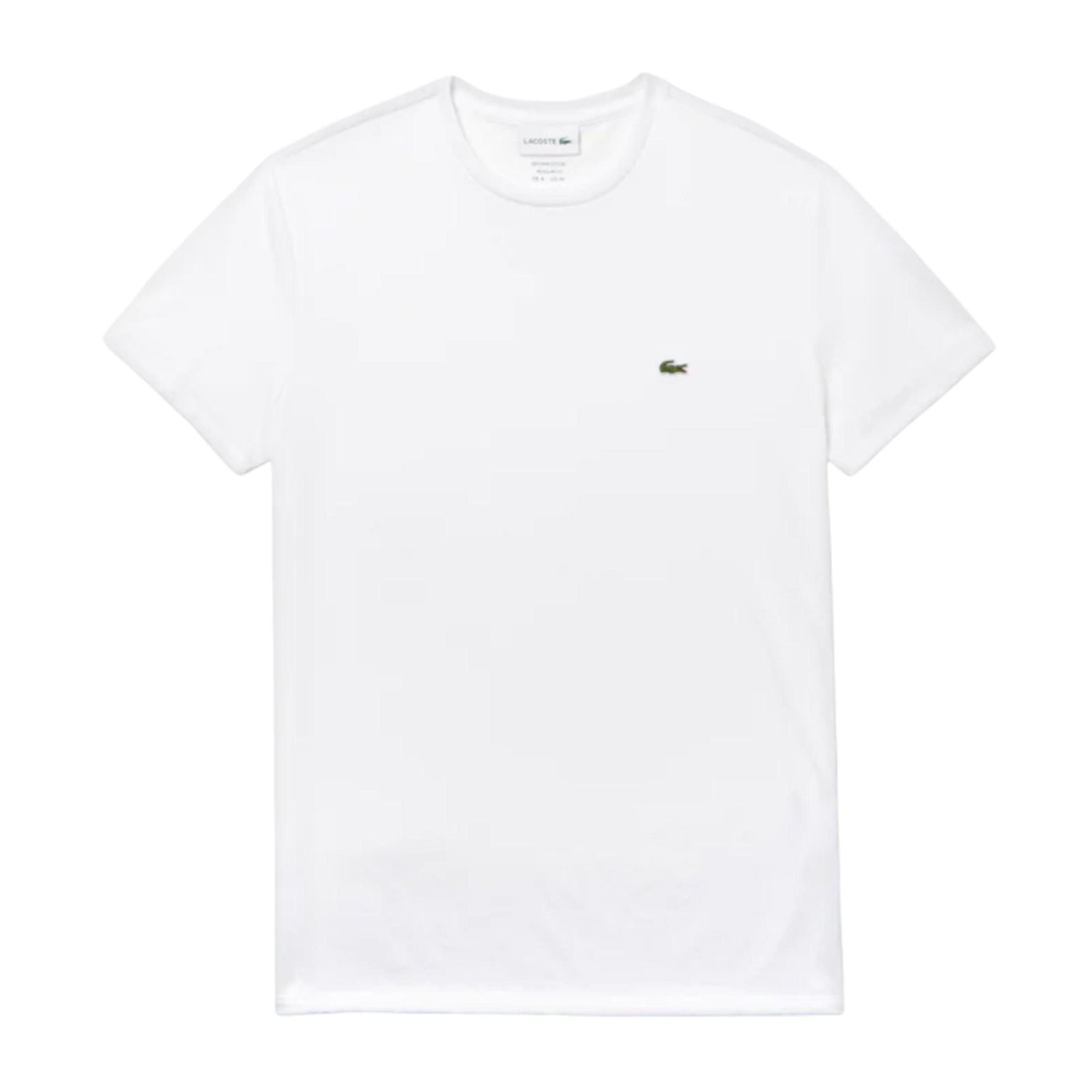 Lacoste | T-shirt Classic in Pima Uomo Bianca - Fabbrica Ski Sises