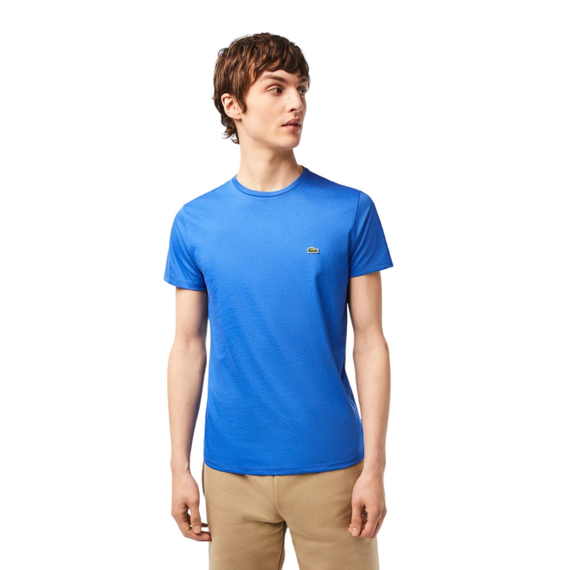 Lacoste | T-shirt Classic In Pima Uomo Eletric Blue - Fabbrica Ski Sises