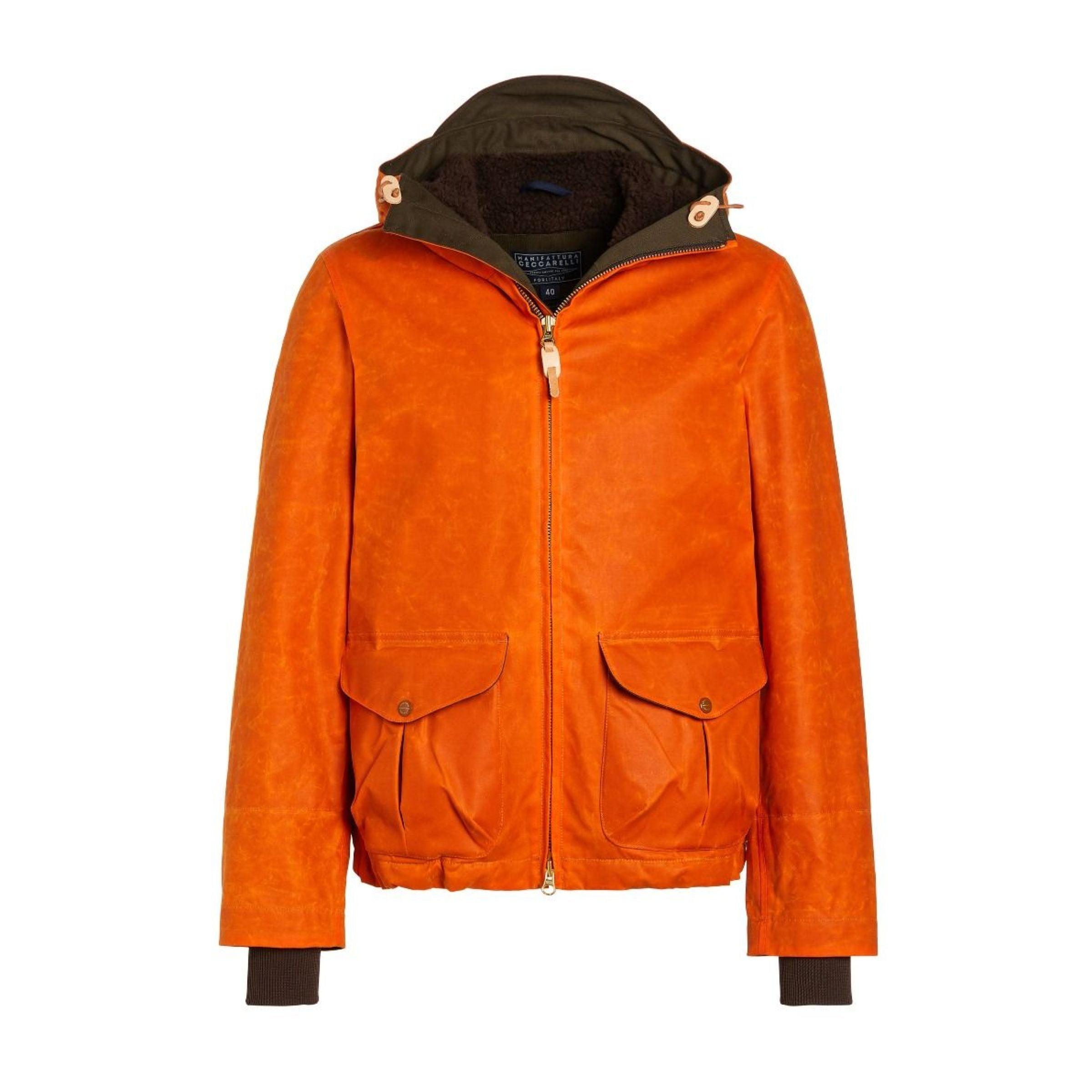 Manifattura Ceccarelli | Giacca Blazer Coat Uomo Orange - Fabbrica Ski Sises