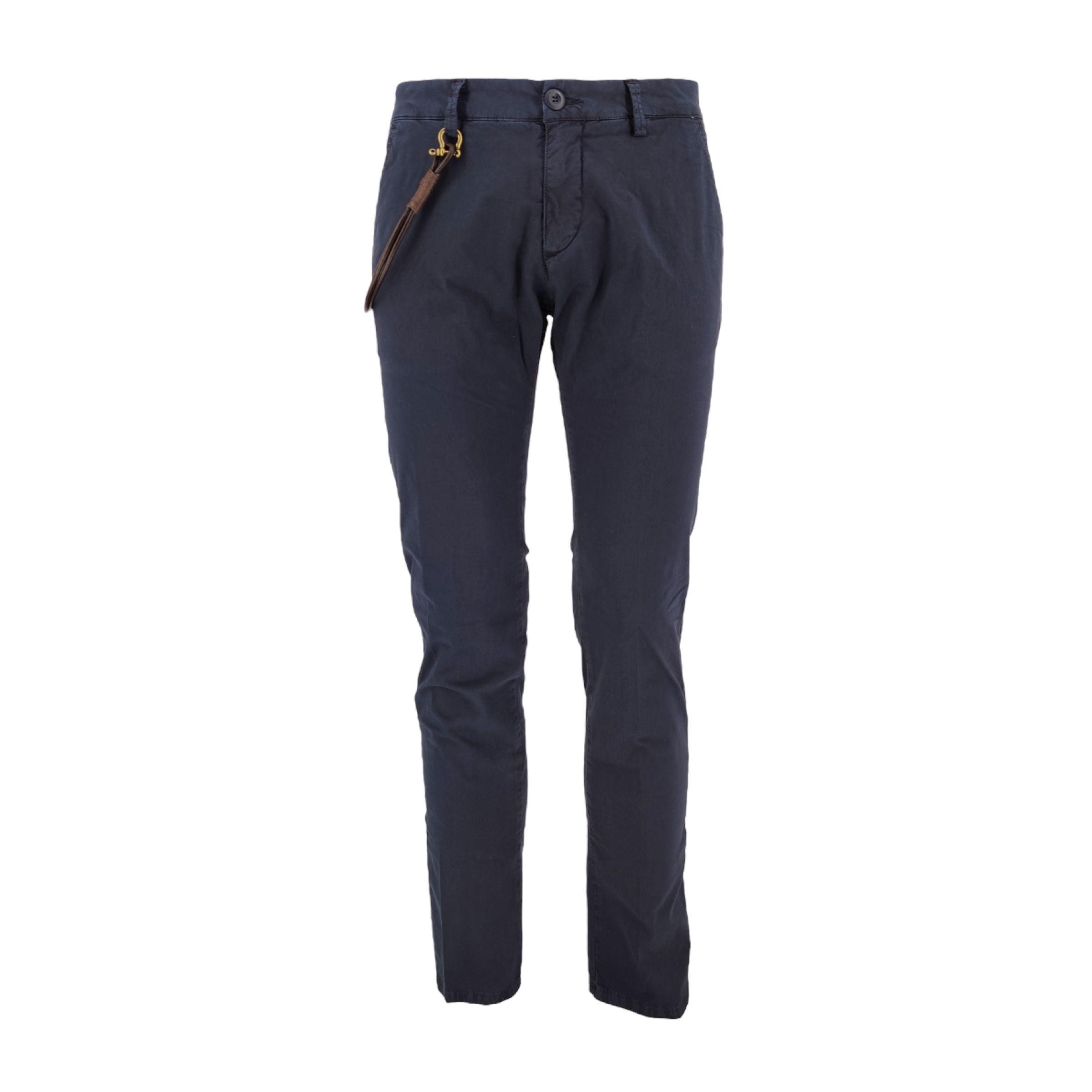 Modfitter | Pantaloni Carnaby Popeline Uomo Dark Navy - Fabbrica Ski Sises