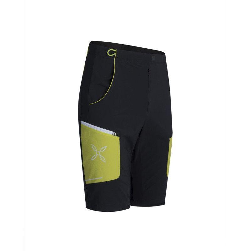 Montura | Pantaloncini Brick Uomo Antracide/Verde Lime - Fabbrica Ski Sises