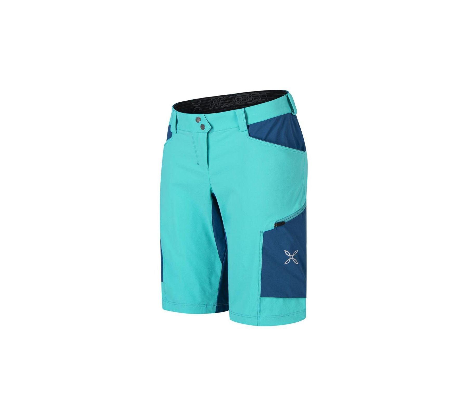 Montura | Pantaloncini Wild 2 Donna Care Blue/Deep Blue - Fabbrica Ski Sises