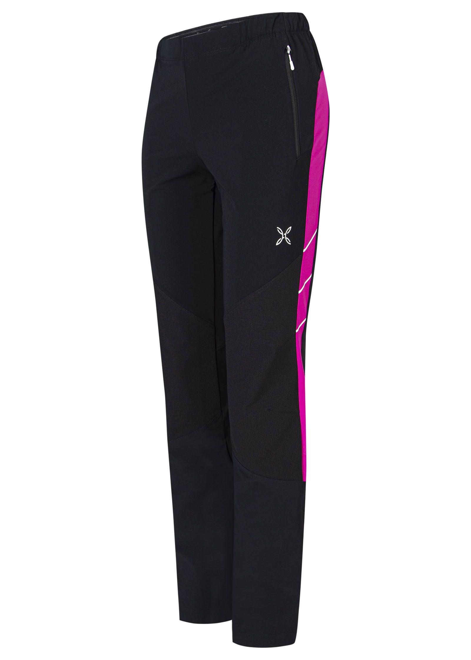 Montura | Pantaloni Mountain Fast Donna Nero/Intense Violet - Fabbrica Ski Sises