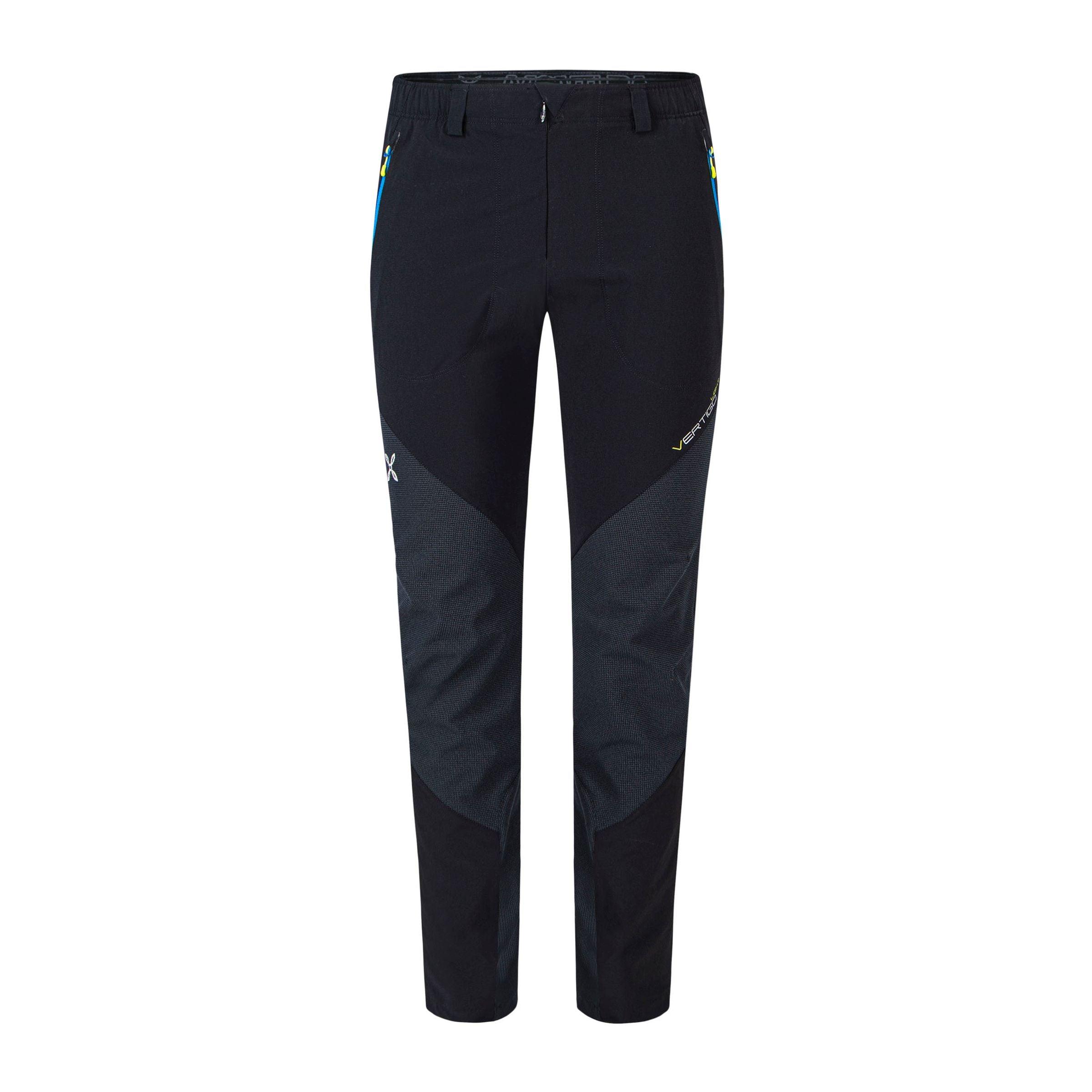 Montura | Pantaloni Vertigo Light 2 Uomo Nero/Celeste - Fabbrica Ski Sises