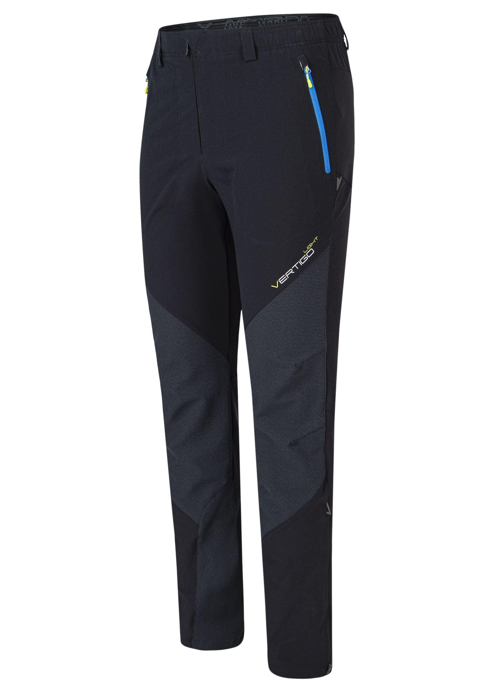 Montura | Pantaloni Vertigo Light 2 Uomo Nero/Celeste - Fabbrica Ski Sises
