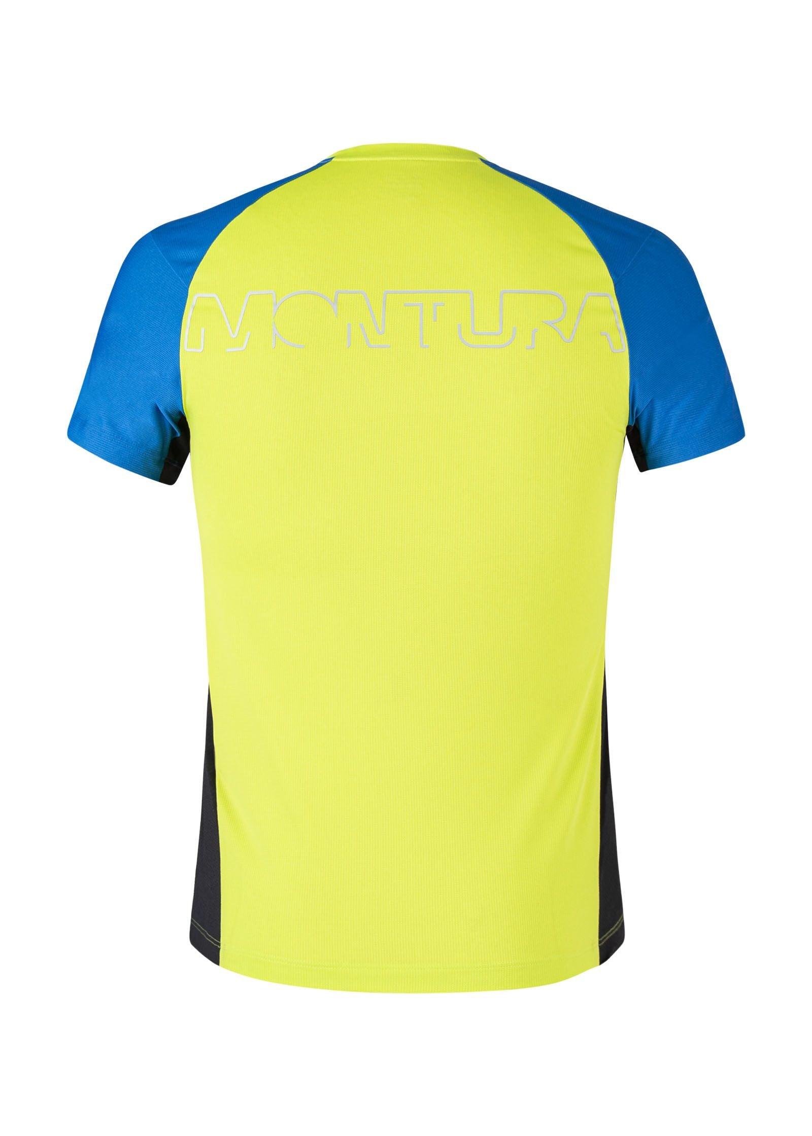 Montura | T-shirt Join Uomo Verde Lime/Celeste - Fabbrica Ski Sises