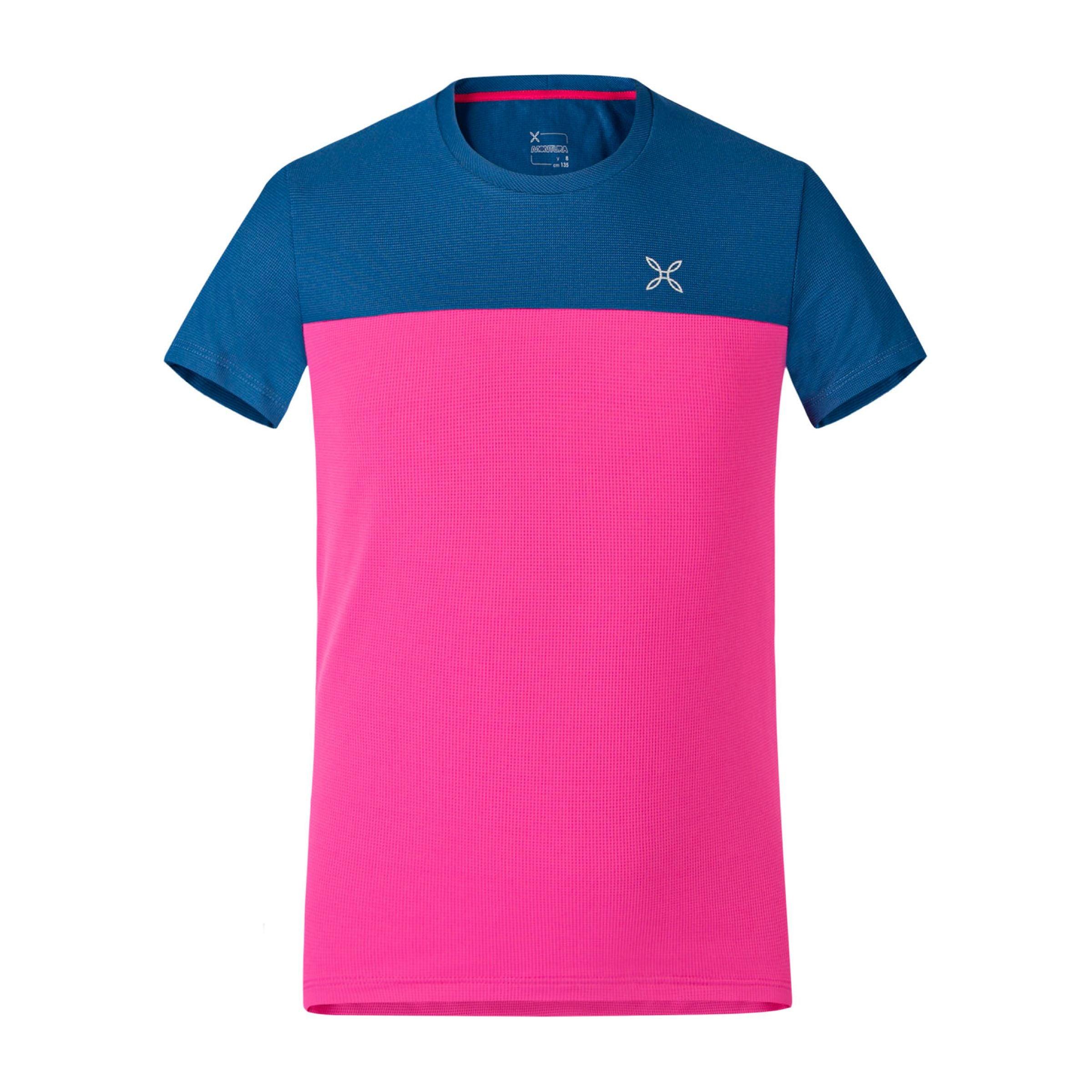 Montura | T-shirt Outdoor 20 Bambina Deep Blue/Intense Violet - Fabbrica Ski Sises