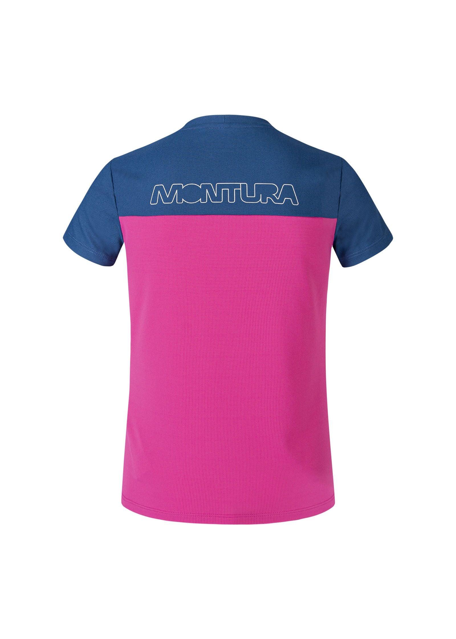 Montura | T-shirt Outdoor 20 Bambina Deep Blue/Intense Violet - Fabbrica Ski Sises