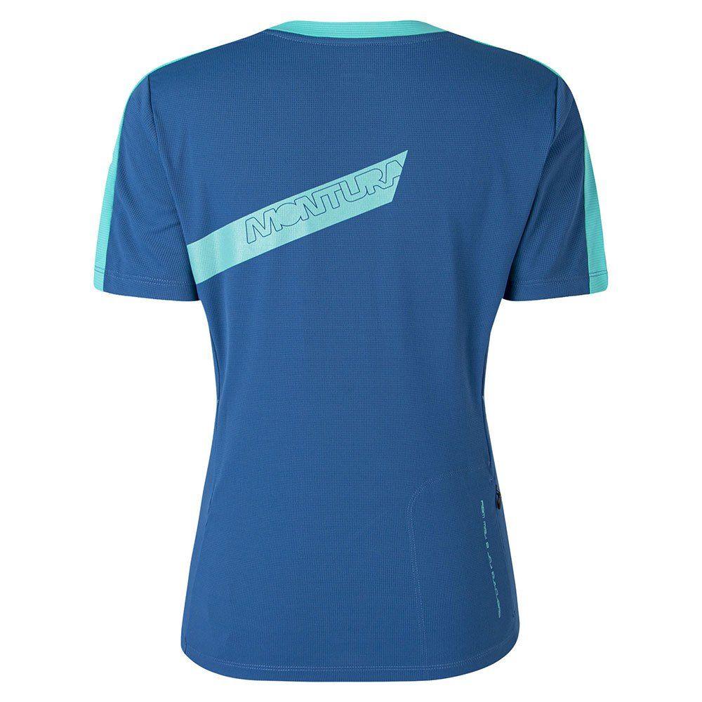 Montura | T-shirt Way Donna Deep Blue/Care Blue - Fabbrica Ski Sises
