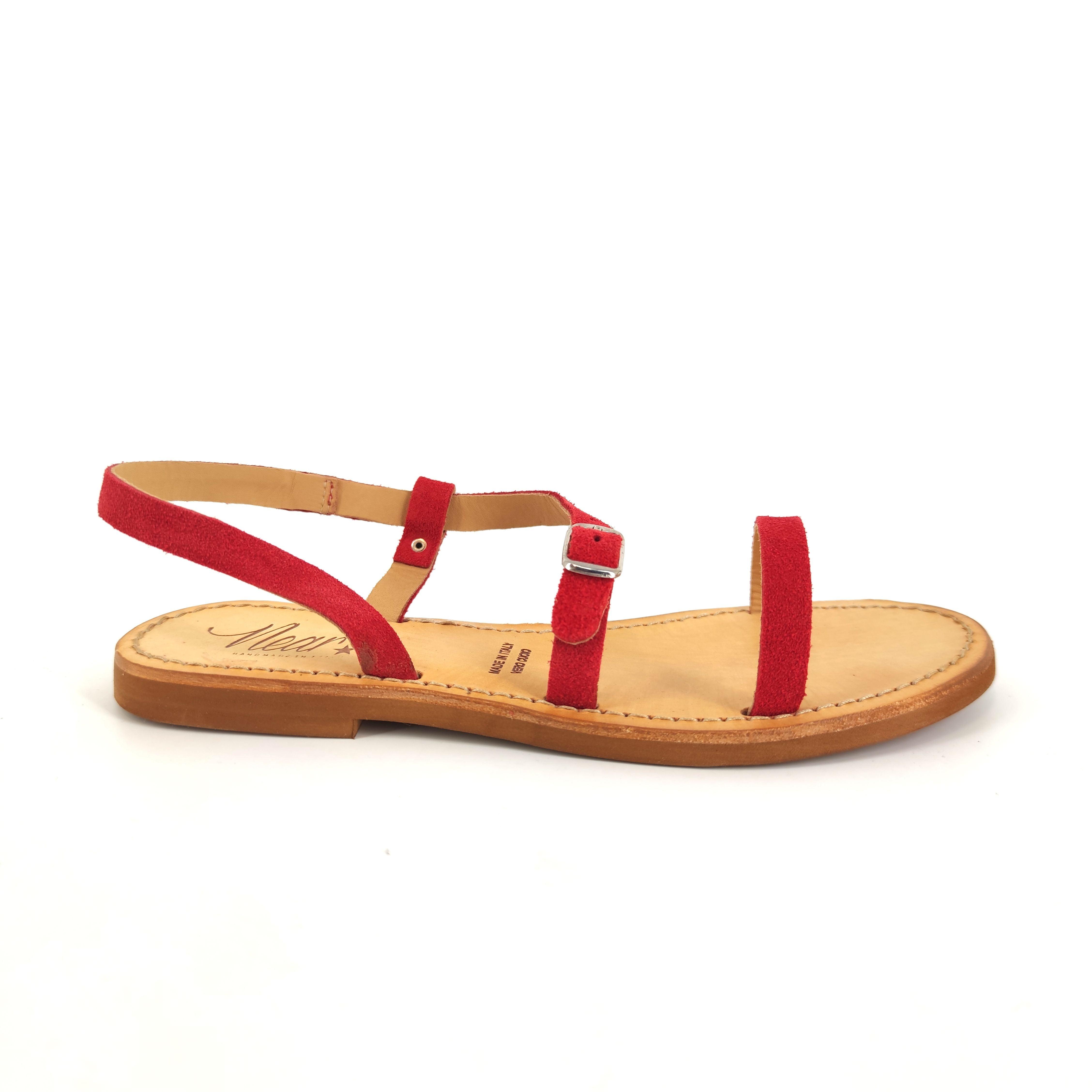 Near | Sandali Popova Suede Donna Rossi - Fabbrica Ski Sises