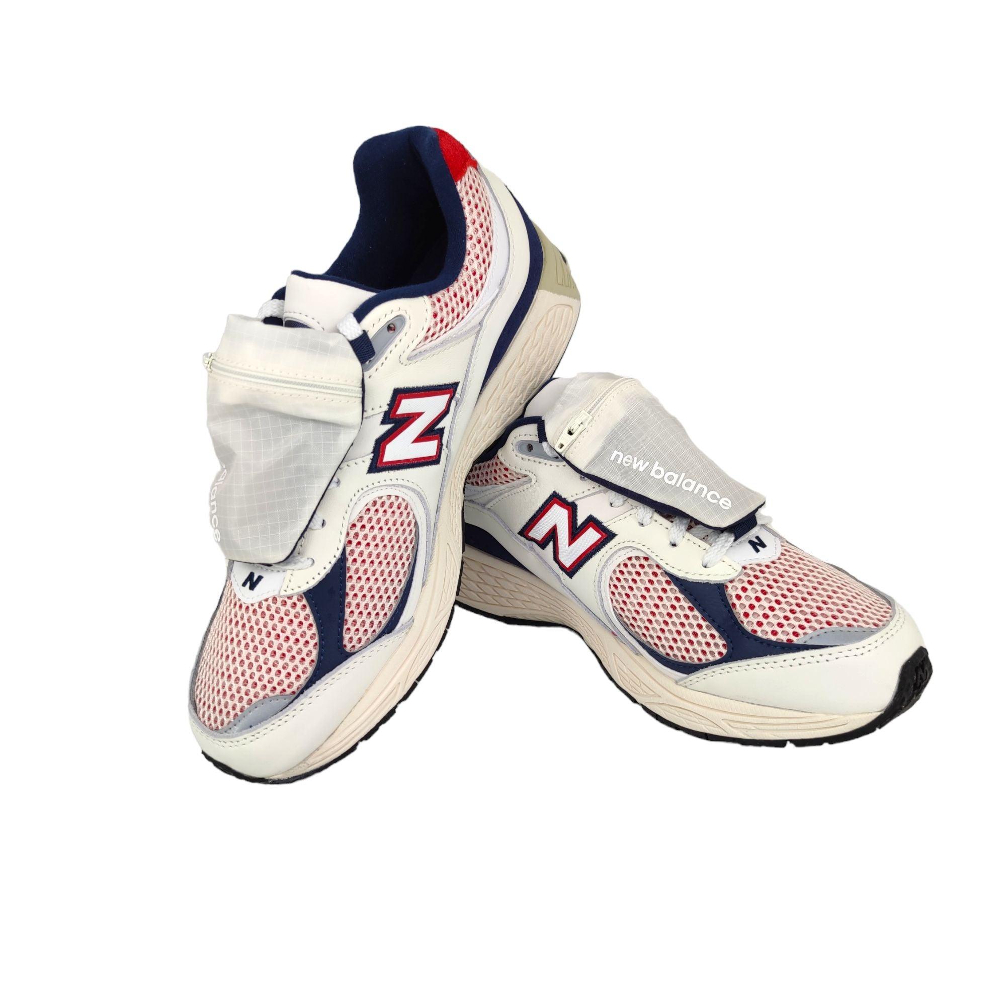 New Balance | Scarpe 2002R Uomo White/Navy/Red - Fabbrica Ski Sises