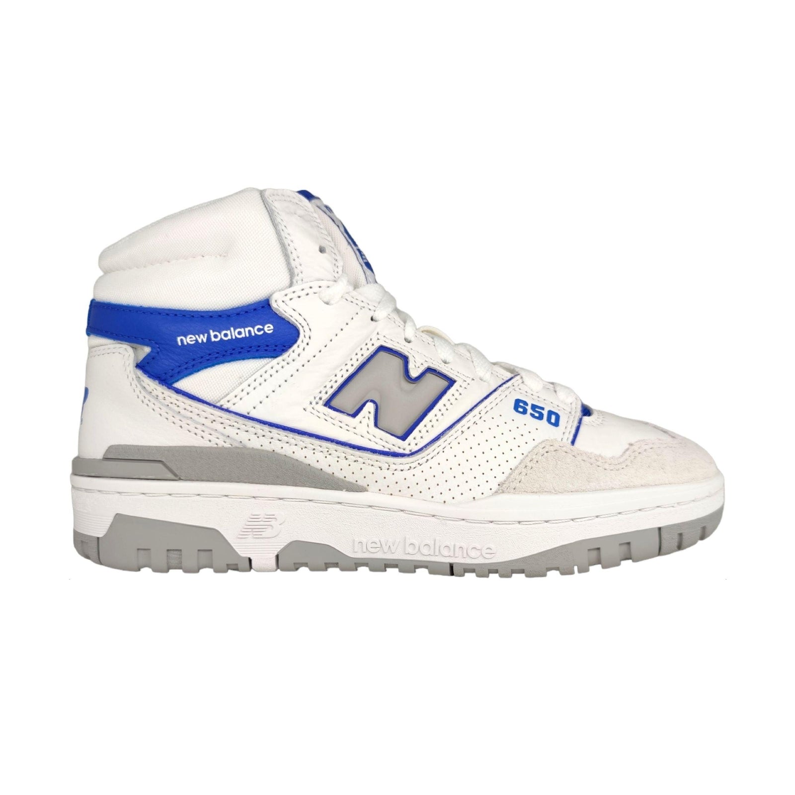 New Balance | Scarpe 650 White/Blue - Fabbrica Ski Sises