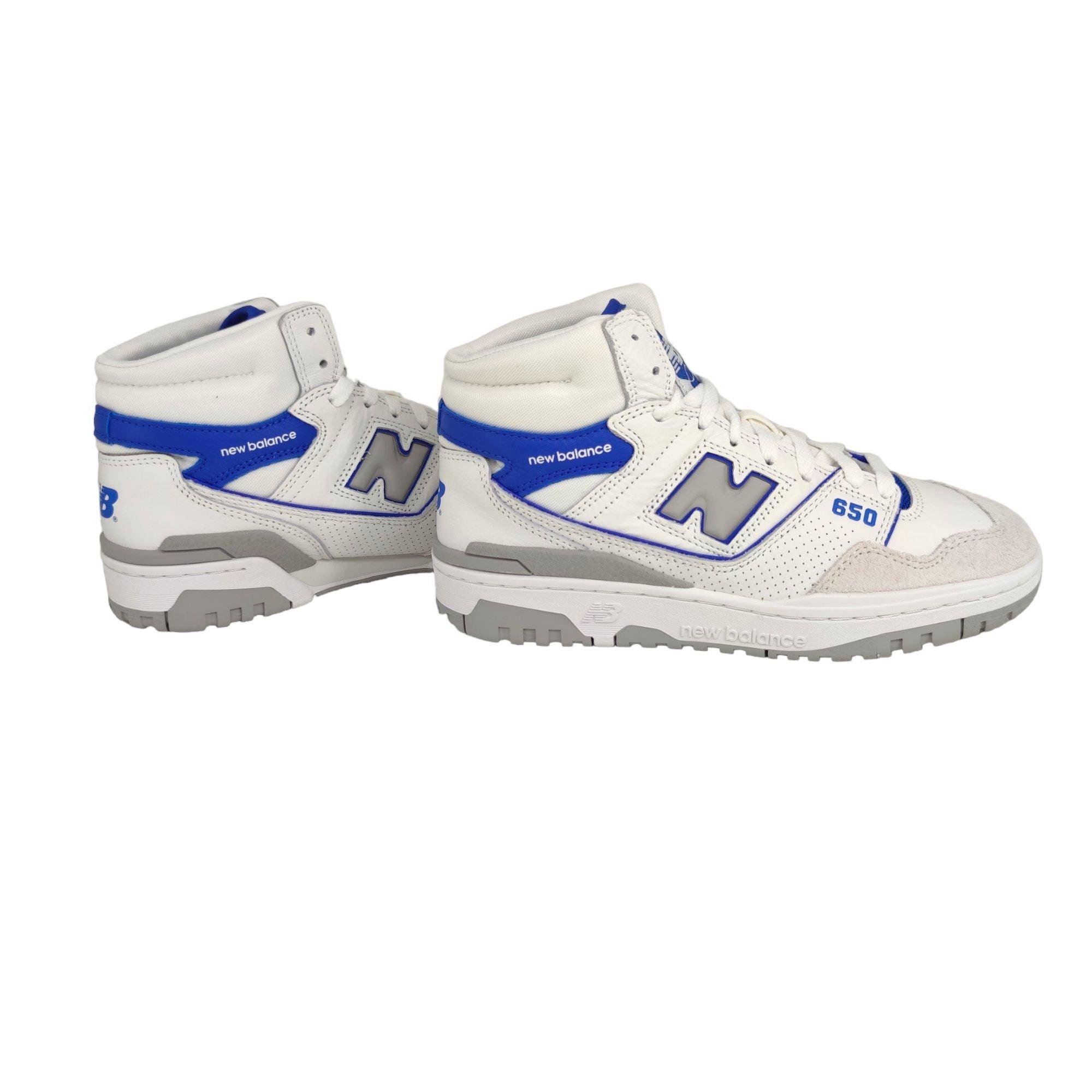 New Balance | Scarpe 650 White/Blue - Fabbrica Ski Sises