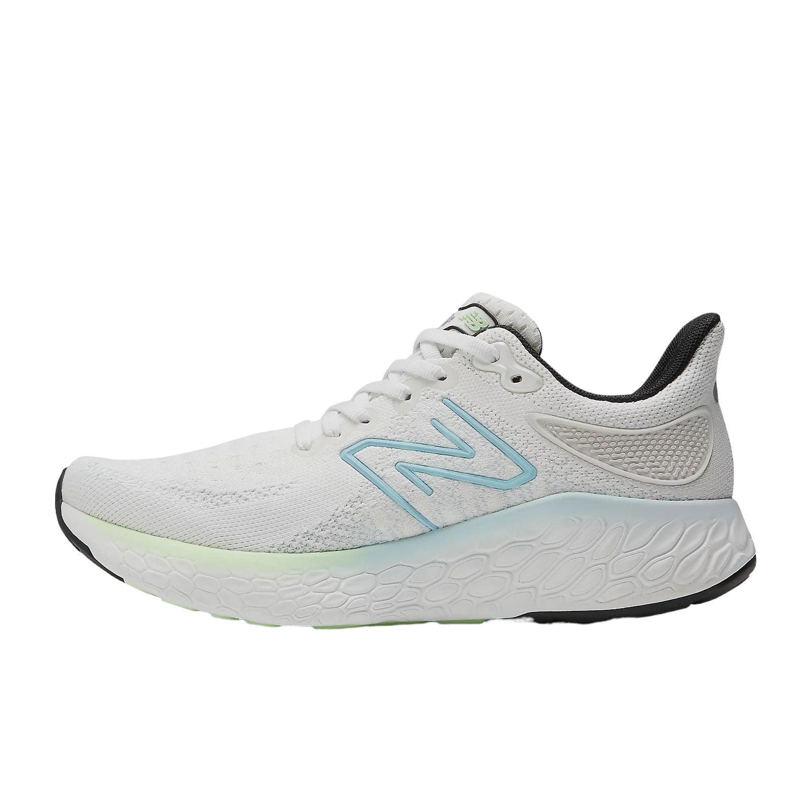 New Balance | Scarpe Fresh Foam X 1080v12 Donna White/Bleach Blue/Green Aura - Fabbrica Ski Sises