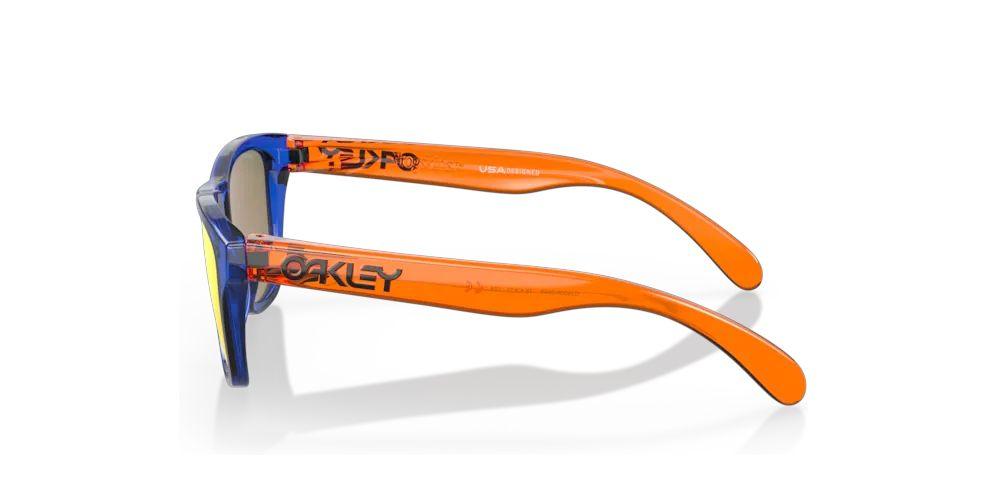 Oakley | Occhiali Frogskins XXS Junior Crystal Blue/Prizm Ruby - Fabbrica Ski Sises