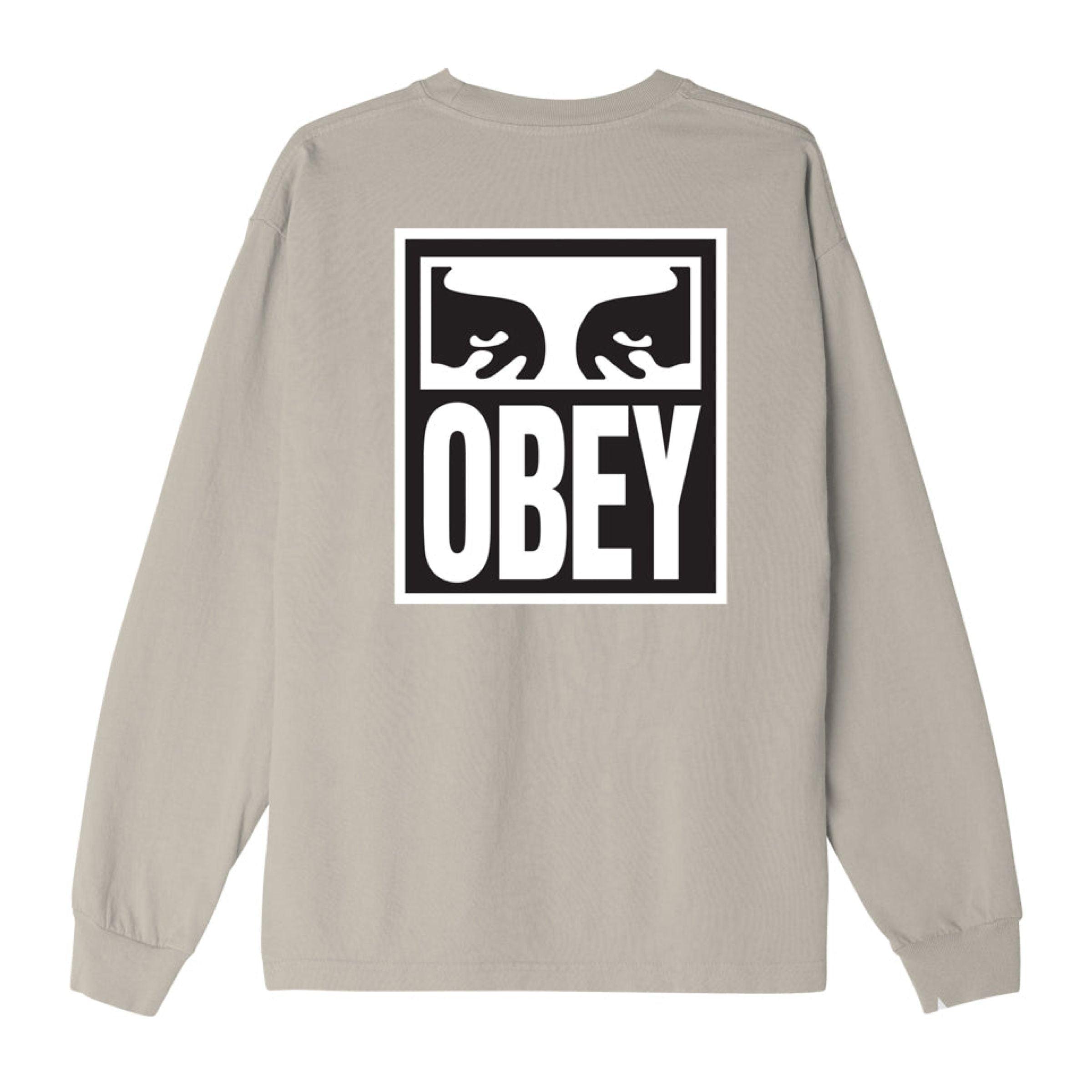 Obey | T-shirt Eyes Icon 2 Heavyweight Uomo Silver - Fabbrica Ski Sises