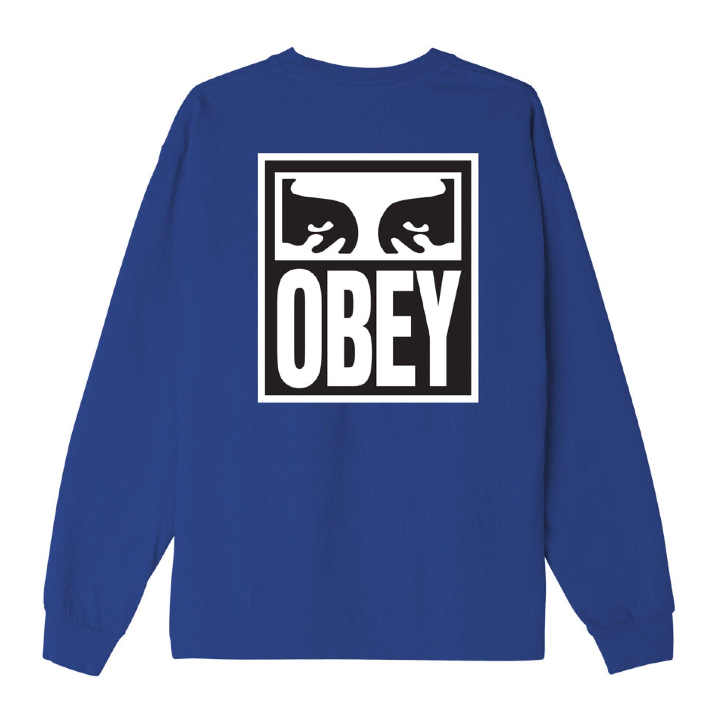 Obey | T-shirt Eyes Icon II Uomo Surf Blue - Fabbrica Ski Sises