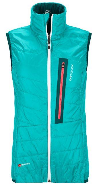 Ortovox | Gilet Swisswool Piz Grisch Donna Azzurro - Fabbrica Ski Sises