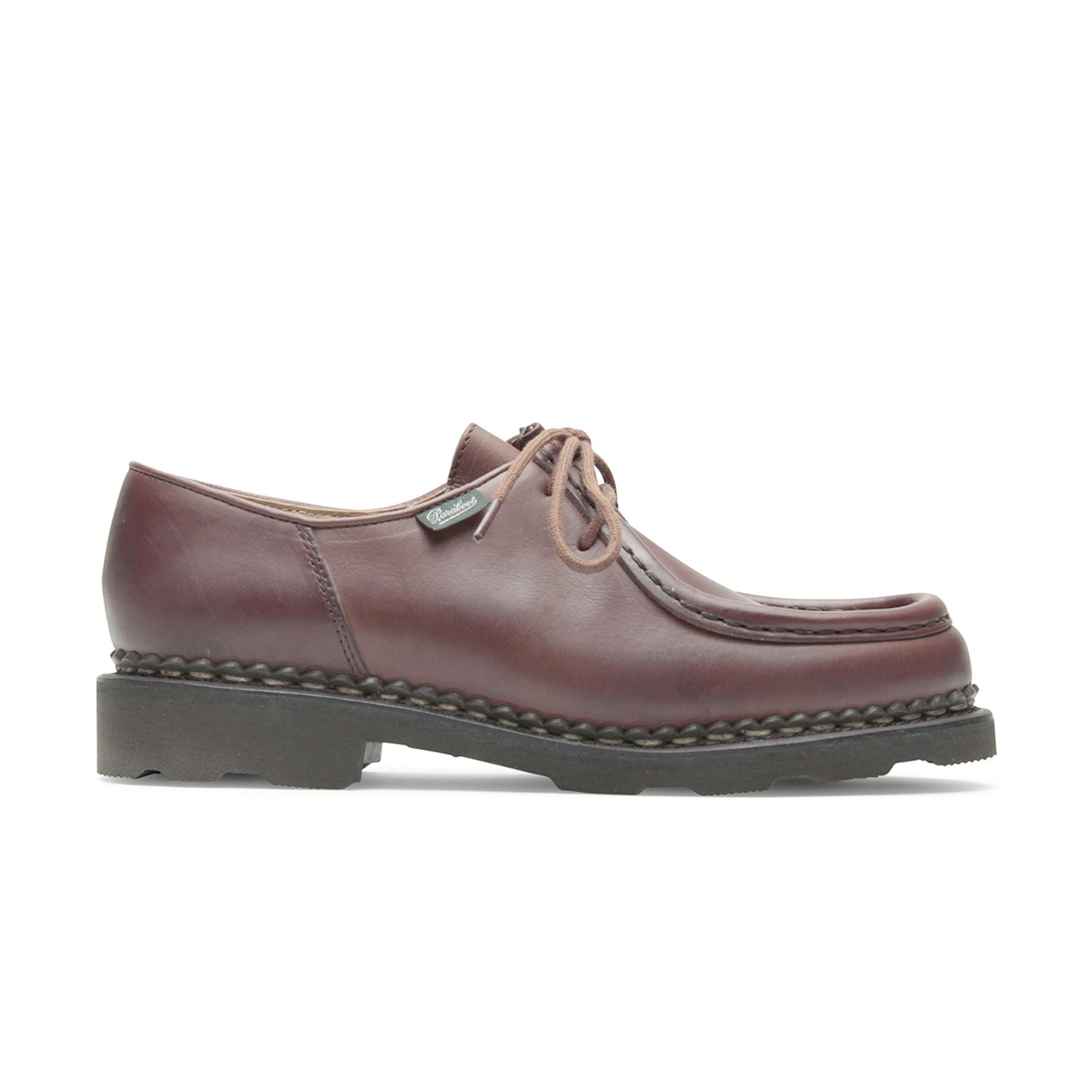 Paraboot | Scarpe Michael Donna Lisse Marron - Fabbrica Ski Sises