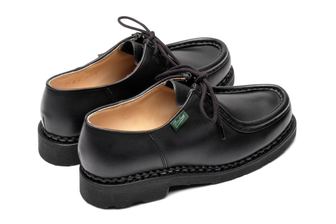 Paraboot | Scarpe Michael Donna Lisse Noir - Fabbrica Ski Sises