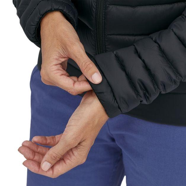 Patagonie: Chandail noir Hoody Femme - Fabbrica Ski Sises