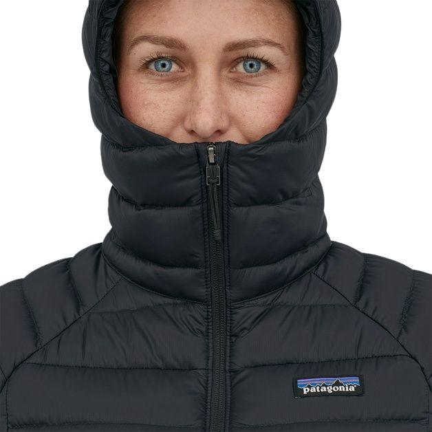 Patagonie: Chandail noir Hoody Femme - Fabbrica Ski Sises