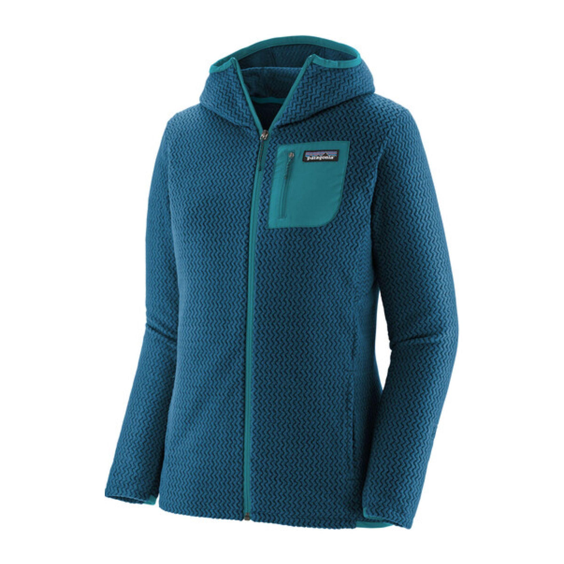 Patagonia | Maglia R1 Air Full-zip Hoody Donna Lagom Blue - Fabbrica Ski Sises