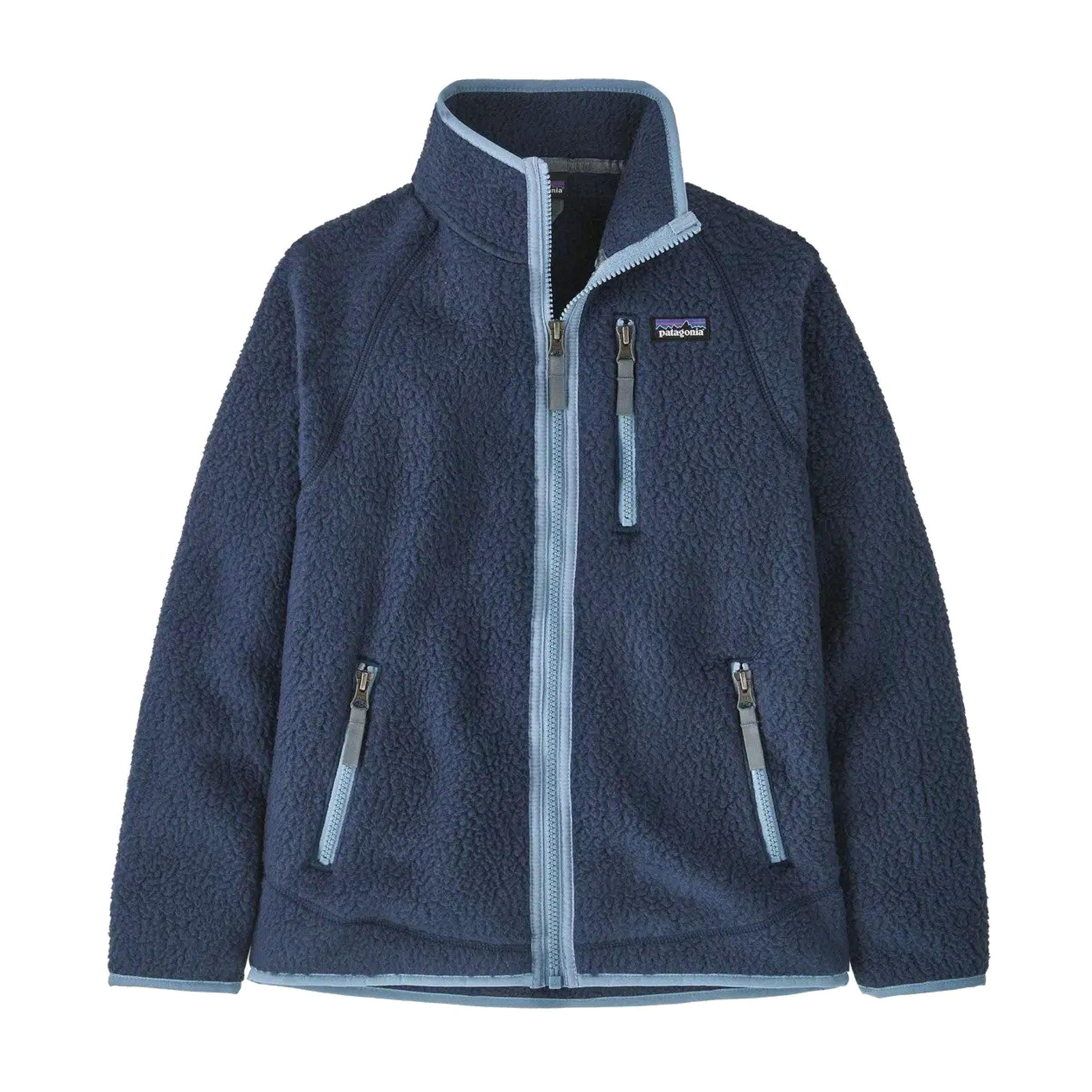Patagonia | Maglia Retro Pile Fleece Bambino New Navy/Light Plume Grey - Fabbrica Ski Sises
