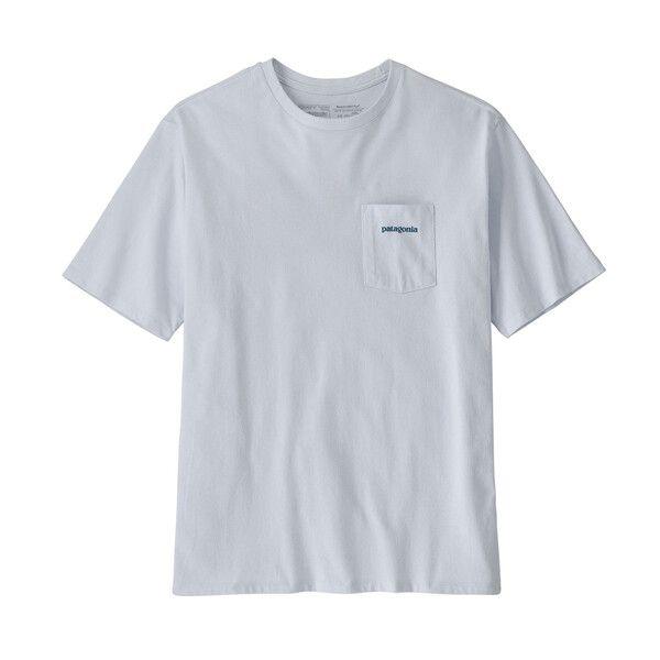Patagonia | T-shirt Boardshort Logo Pocket Uomo White - Fabbrica Ski Sises