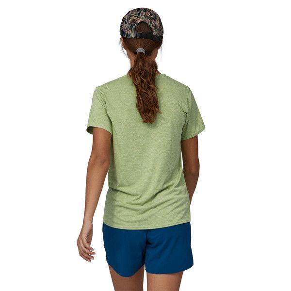 Patagonia T shirt Cap Cool Daily Graphic Donna Salvia Green X