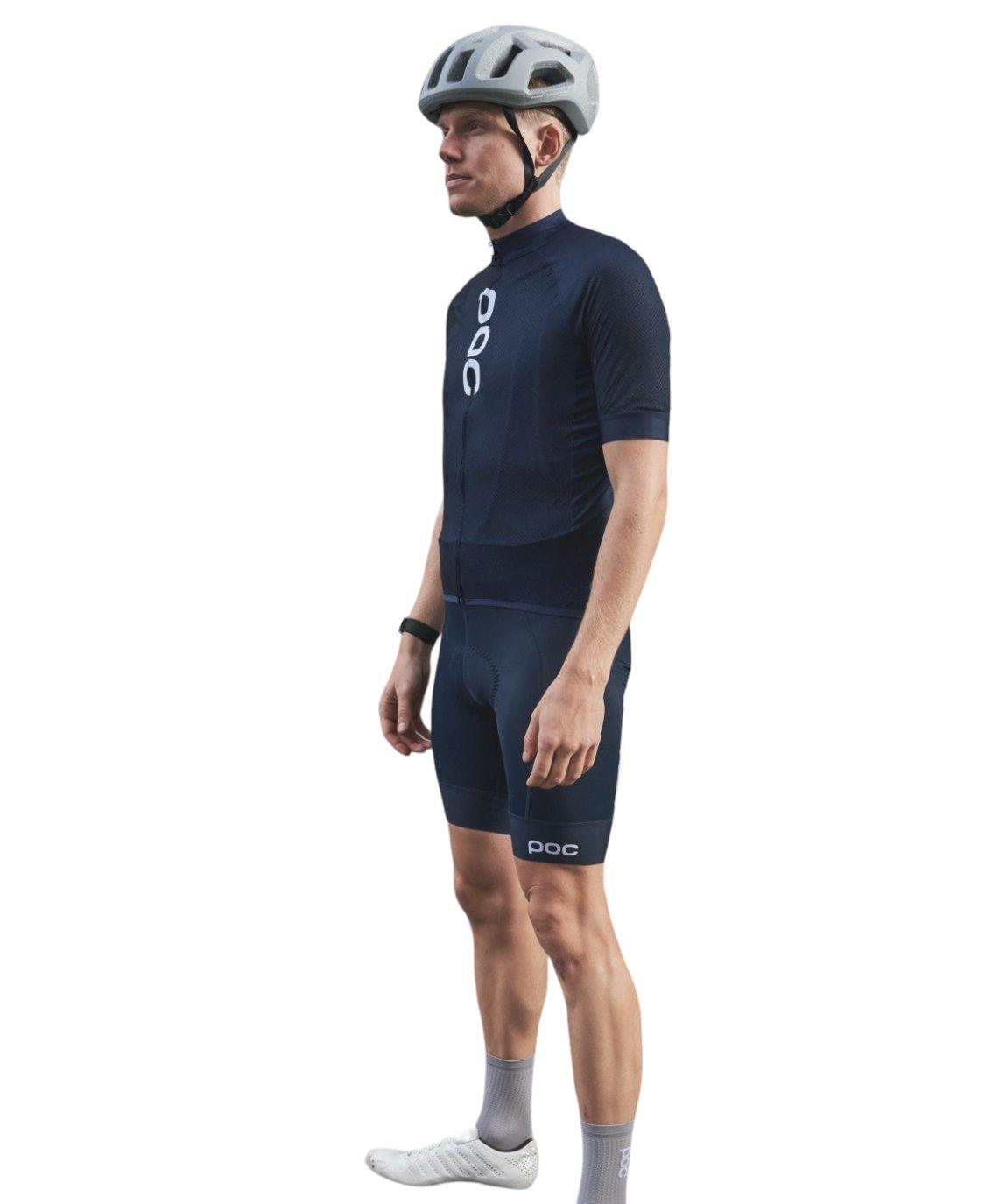 Poc | T-shirt Essential Road Logo Uomo Turmaline Navy - Fabbrica Ski Sises