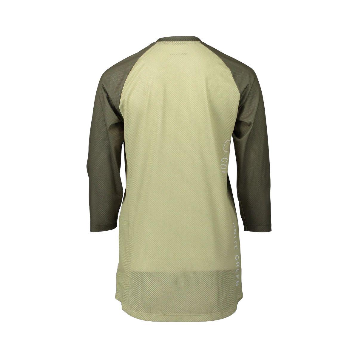 Poc | T-shirt MTB Pure 3/4 Jersey Donna Epidote Green - Fabbrica Ski Sises
