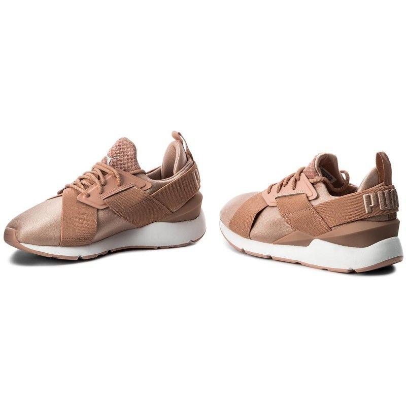 Puma | Scarpe Satin EP Donna Peach Beige/White - Fabbrica Ski Sises