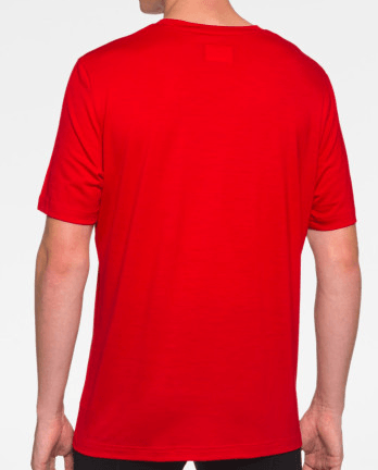 Rewoolution | T-shirt S/S Flame Uomo Rossa - Fabbrica Ski Sises