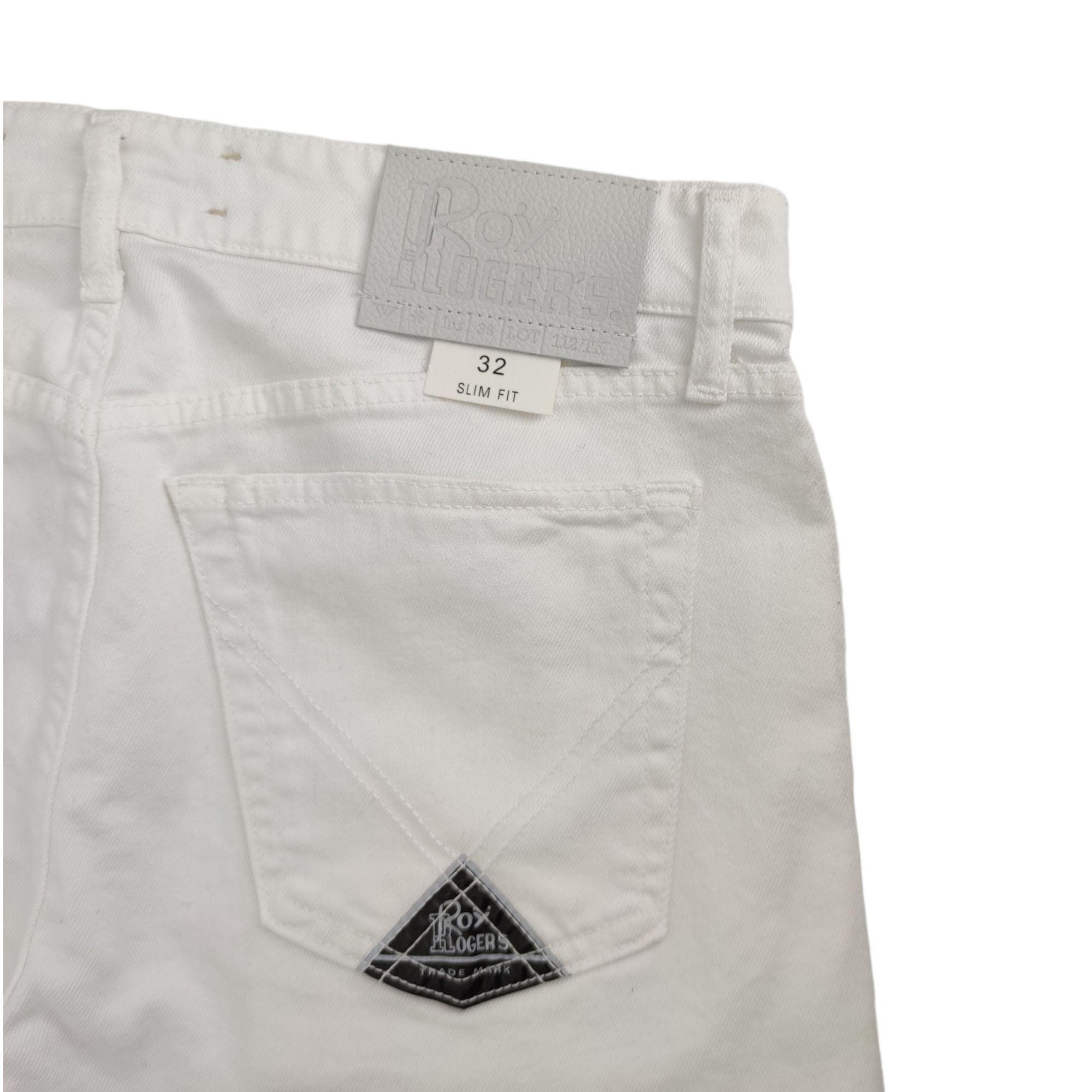 Roy Rogers | Pantaloni New 517 Uomo Optic White - Fabbrica Ski Sises