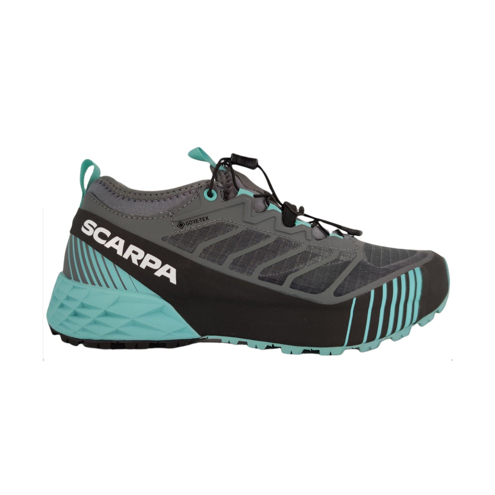 Scarpa | Scarpe Ribelle Run GTX Donna Anthracite/Blue Turquoise - Fabbrica Ski Sises