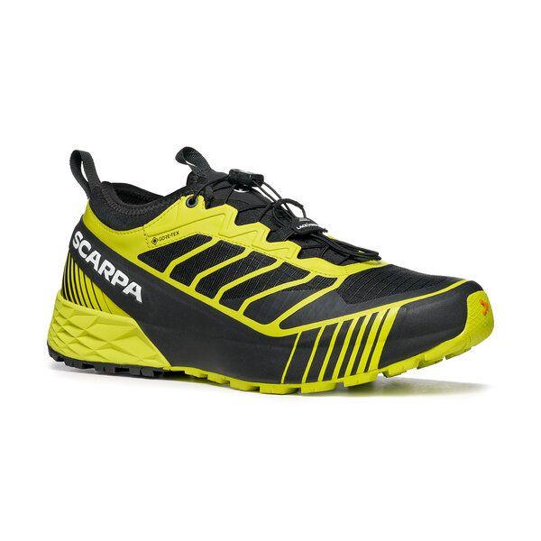 Scarpa | Scarpe Ribelle Run GTX Uomo Black/Lime - Fabbrica Ski Sises