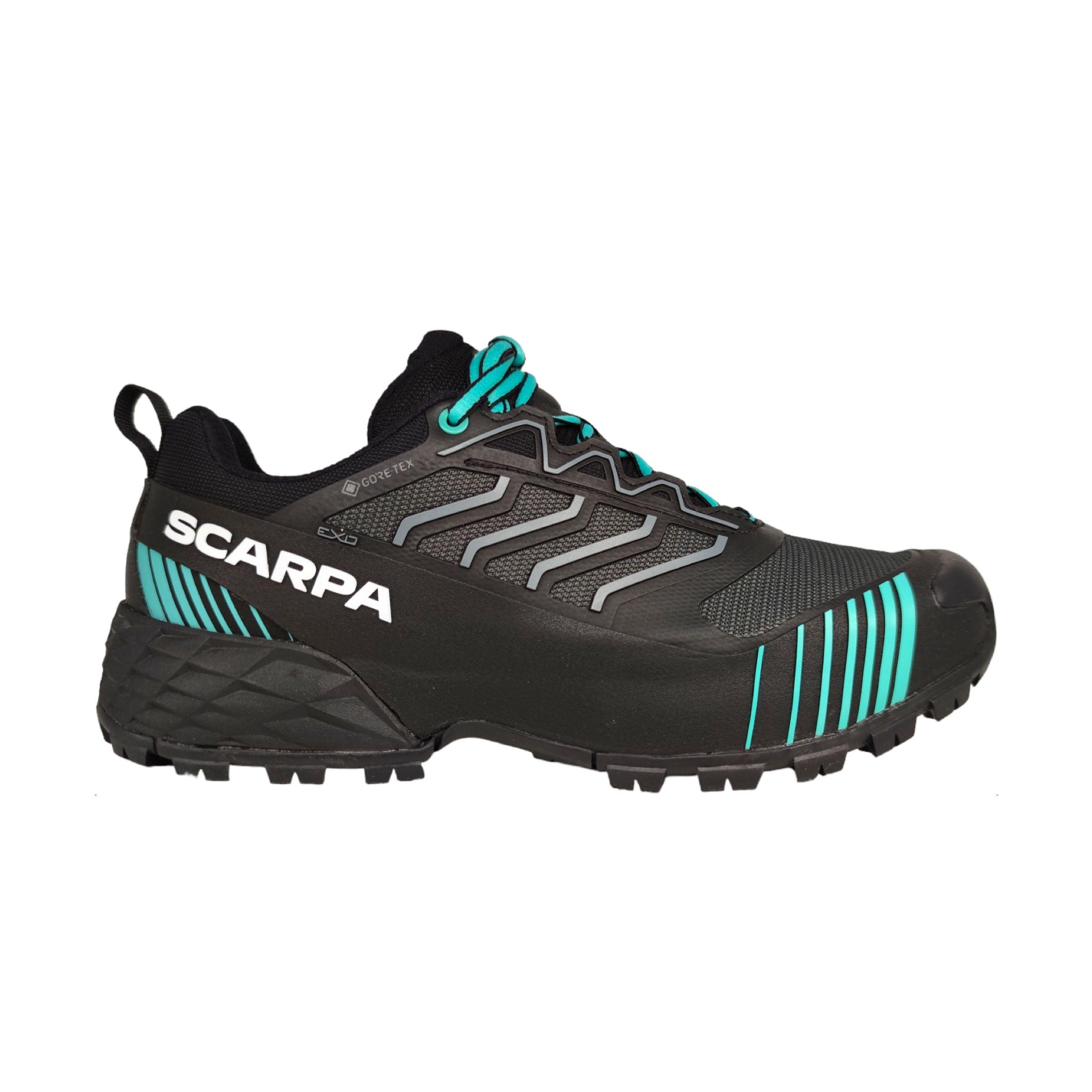 Scarpa | Scarpe Ribelle Run XT GTX Donna Anthracite/Turquoise - Fabbrica Ski Sises