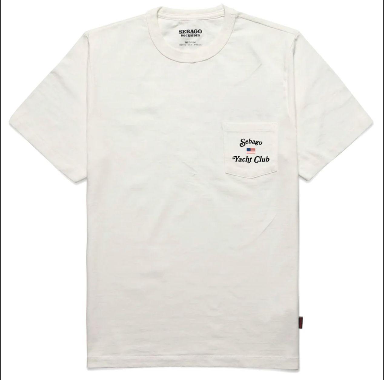 Sebago | T-shirt Howland Uomo White Natural - Fabbrica Ski Sises